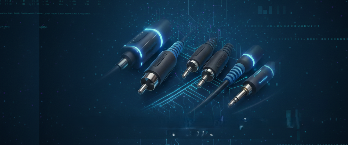 DIN, RCA, Jack – keltse életre analóg eszközeit