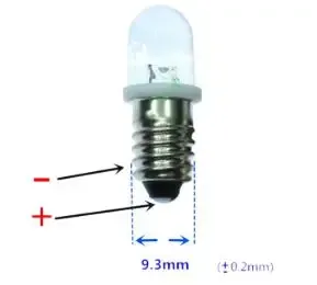 LED izzó kék
