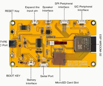 esp32 sárga esp32 sárga